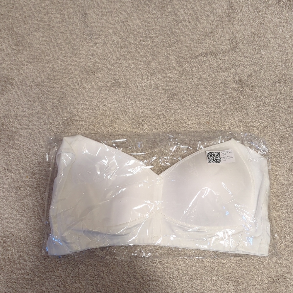 Daisy Bra White Snap Front Bra